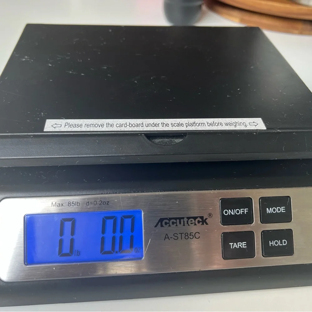 Accuteck A-ST85C Digital Kitchen Scale - Black